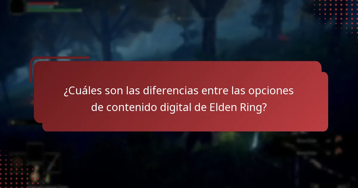 ¿Qué contenido digital está disponible para Elden Ring en PlayStation?